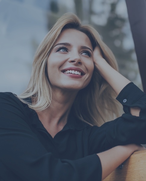 Woman with healthy smile after preventive dentistry