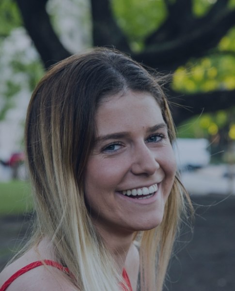Woman with flawless smile after cosmetic dentistry